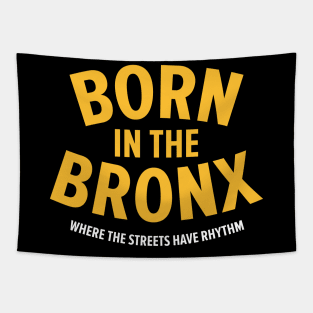 Born in the Bronx - Where the Streets Have Rhythm" | Hip Hop Roots Design Tapestry