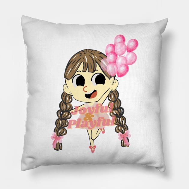 Little Balloons Pillow by Hayani’s Sketch