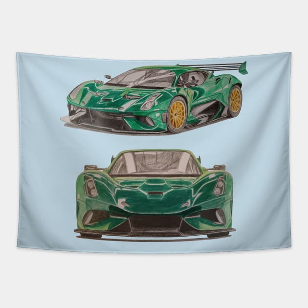 Car Tapestry by An.D.L.