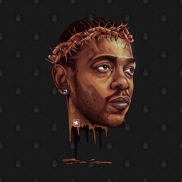 KENDRICK LAMAR art Design T-Shirt Hoodie Stickers by Carlart1 🎨