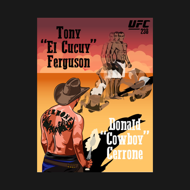 Disover Donald Cerrone vs Tony Ferguson poster - Ufc - T-Shirt