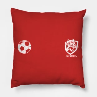 Korean soccer red tee for world cup Pillow