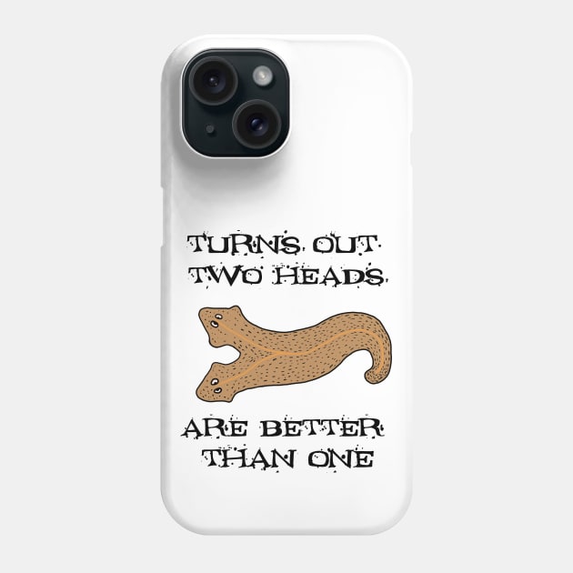 Turns Out Two Heads ARE Better Than One Phone Case by SNK Kreatures