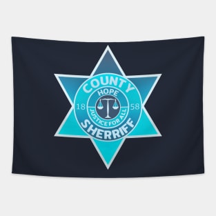 County Sheriff Badge - Hope - Rambo: First Blood Tapestry