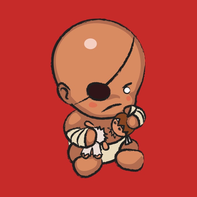 Street Fighter Babies: Sagat by ohshirtdotnet