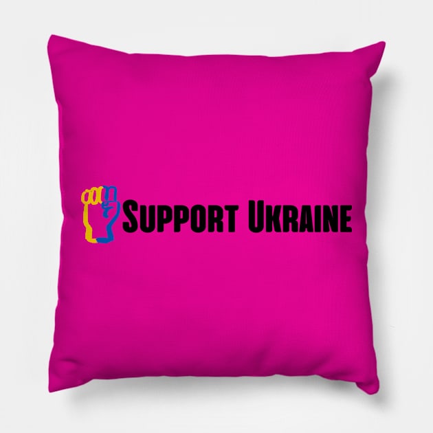 Support Ukraine Pillow by julia_printshop