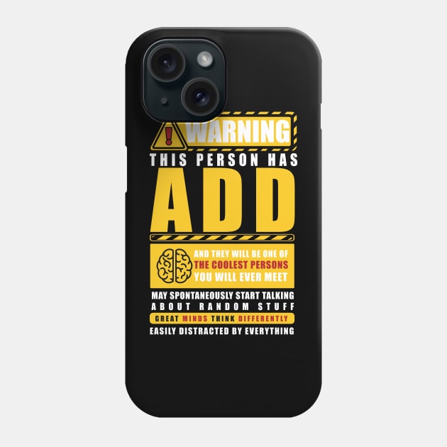 WARNING THIS PERSON HAS ADD Phone Case by remerasnerds