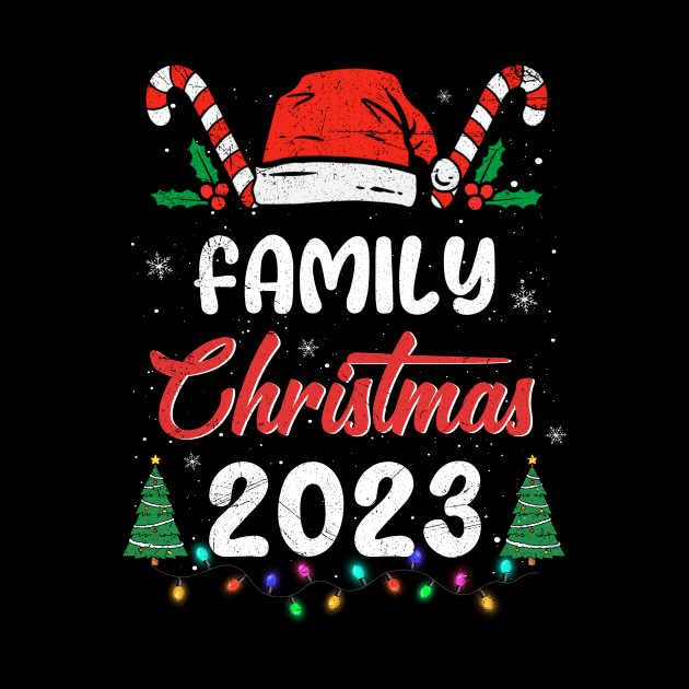 Family Christmas 2023 Matching Christmas 2023 T-Shirt by Kelley Clothing