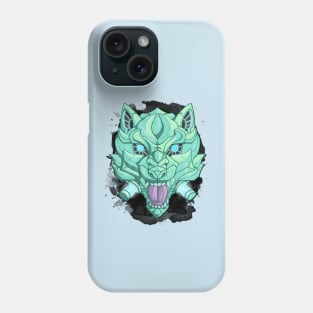 Metal Cyber Wolf Go! Phone Case