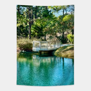 Overlooking the Turquoise Lagoon Tapestry