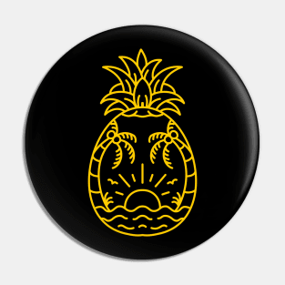 Beach Pineapple Pin