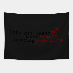 Teen Hearts Tapestry