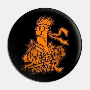 Beaker Meep Orange Pin