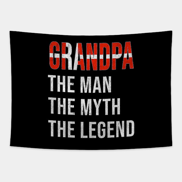 Grand Father Danish Grandpa The Man The Myth The Legend - Gift for Danish Dad With Roots From  Denmark Tapestry by Country Flags