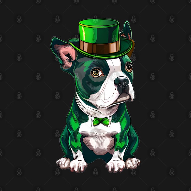 Just A Frenchie Cute Dog For St. Patrick's Day by William Edward Husband