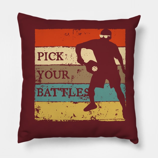 Pick your Battles Pillow by zerobriant