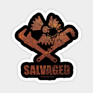 SALVAGED Ware - Skull n Crossbones Magnet