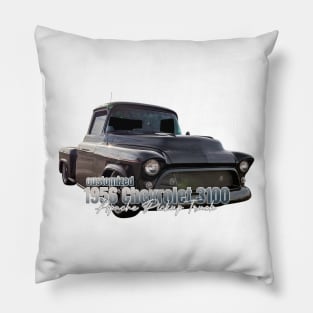 Customized 1956 Chevrolet 3100 Apache Pickup Truck Pillow