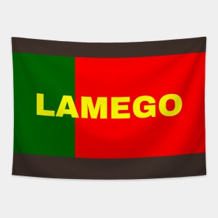 Lamego City in Portuguese Flag Colors Tapestry