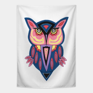 ORNAMENTAL Owl Painting Tapestry