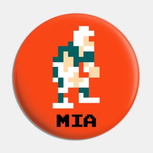 8-Bit Linebacker - Miami Pin