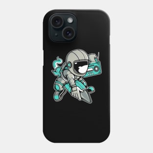 Astronaut Rocket Phone Case