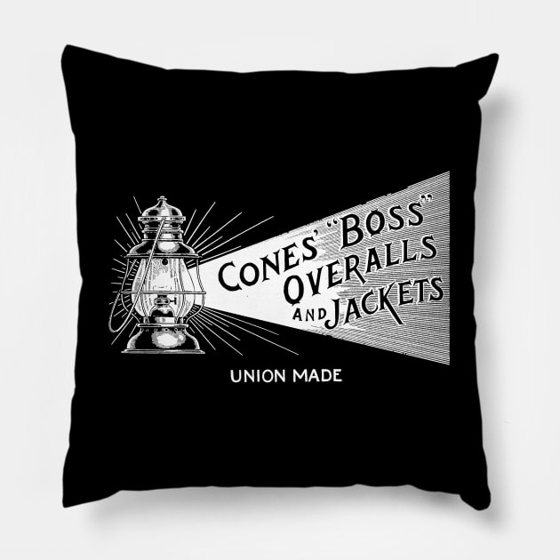 CONES BOSS OVERALLS Pillow by BUNNY ROBBER GRPC