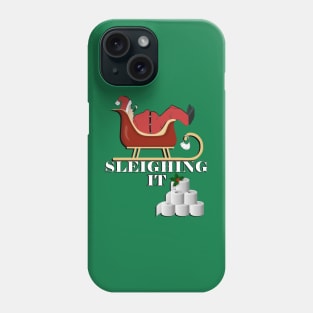 Funny Santa Tired Sleighing It, Toilet Paper & Face Masks Christmas 2020 Phone Case