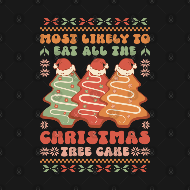 Most likely to eat all the christmas tree cake by MZeeDesigns