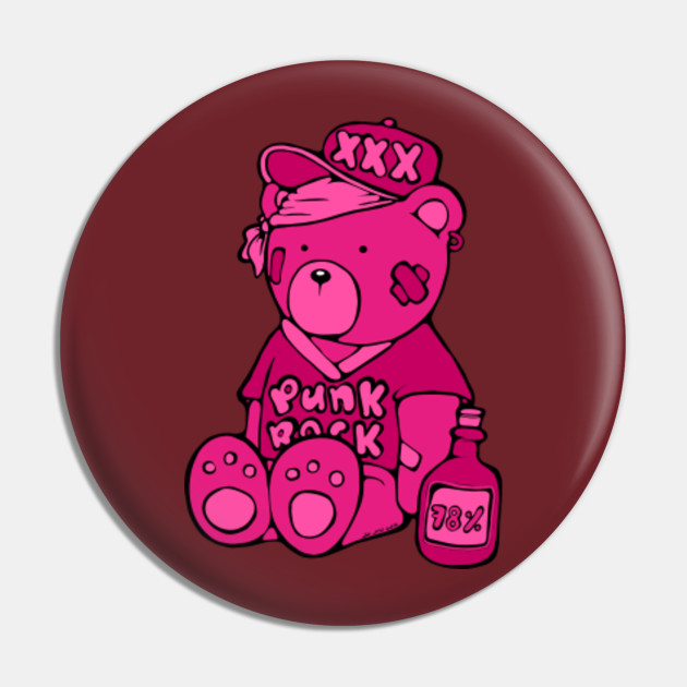 Punk rock teddy bear sale