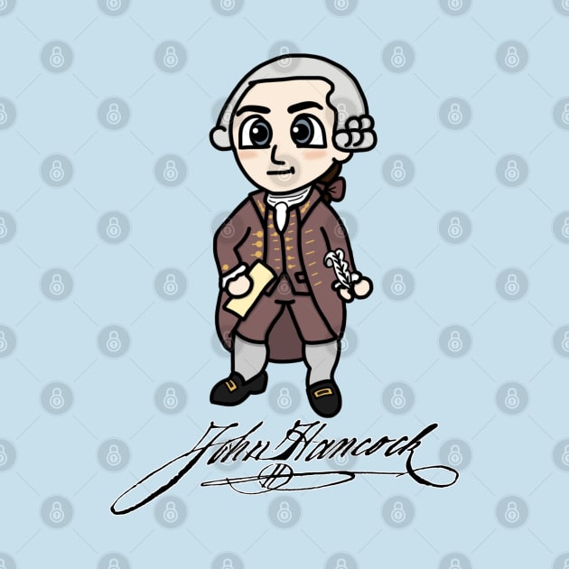 Chibi John Hancock with Signature (Large Print) by Aeriskate