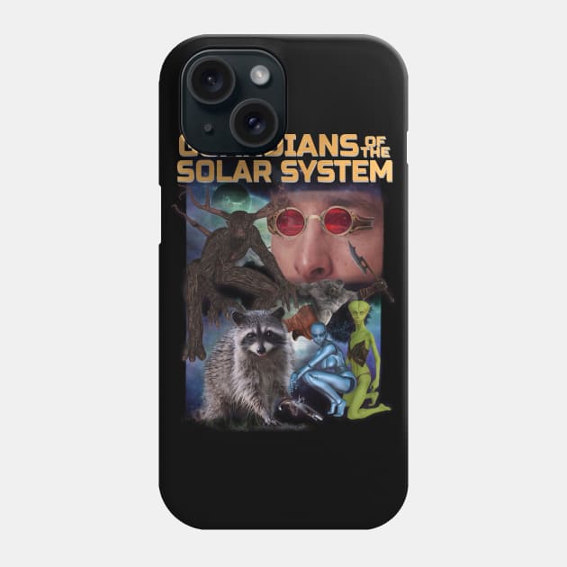 Guardian of the Solar System MCU Super Hero Knock Off Parody Worst Parody Phone Case by blueversion