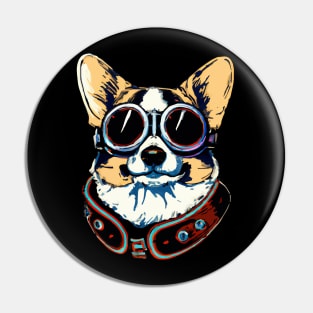 Corgi Vintage Dog Owner Welsh Corgi Funny Dog Pin