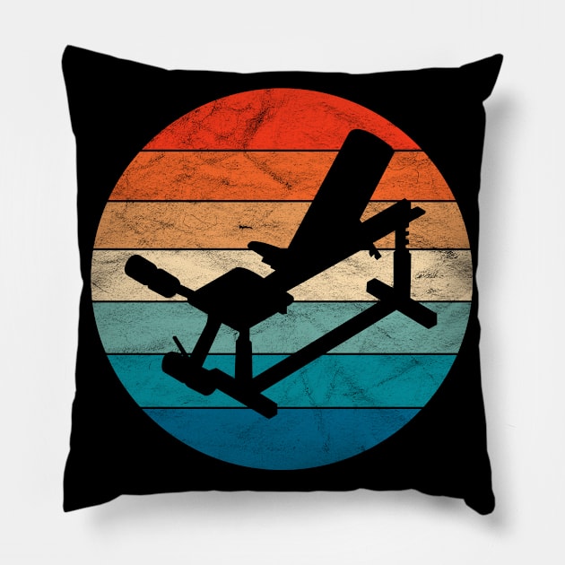 Vintage Weight Lifting Bench Pillow by ChadPill