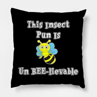 This Insect Pun Is Un Bee-Lievable Pillow