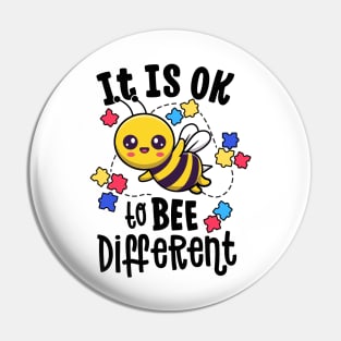 Autism Awareness Gifts It Is Ok To Bee Different Be Kind Pin