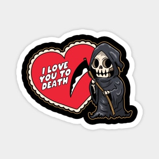 Reaper Valentine Magnet