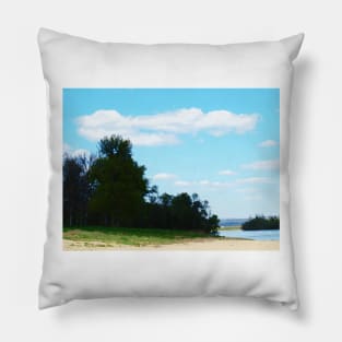 Blue sky Pillow