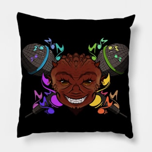 Devil's Singer (no caption) Pillow