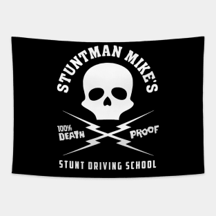 Stuntman M. - Stunt Driving School Tapestry