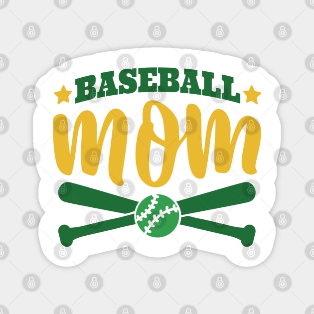 Baseball Mom Magnet by MajorCompany