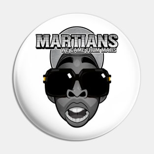 Martians Logo Pin