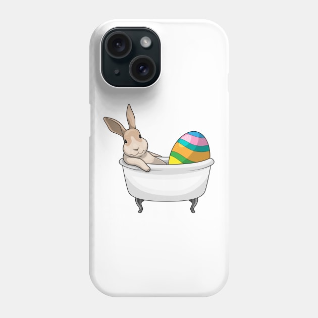 Bunny Easter Easter egg Bathtub Phone Case by Markus Schnabel