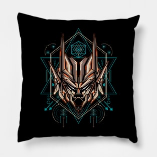 The Robot sacred geometry Pillow