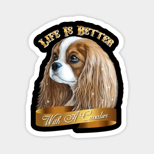 Cavalier King Charles Spaniel Magnet by SperkerFulis