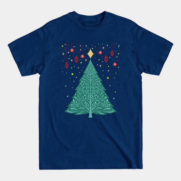 Discover Christmas Night Tree - vintage - Deer - T-Shirt