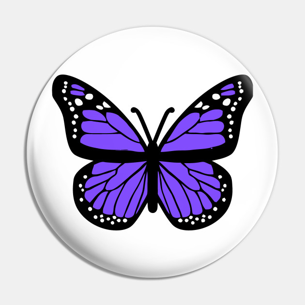 purple butterfly pin