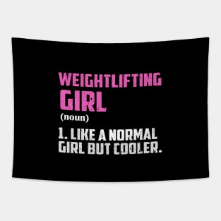 Weightlifting Girl Like A Normal Girl But Cooler Tapestry