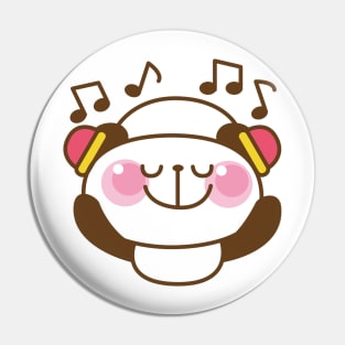 DJ Panda Pin