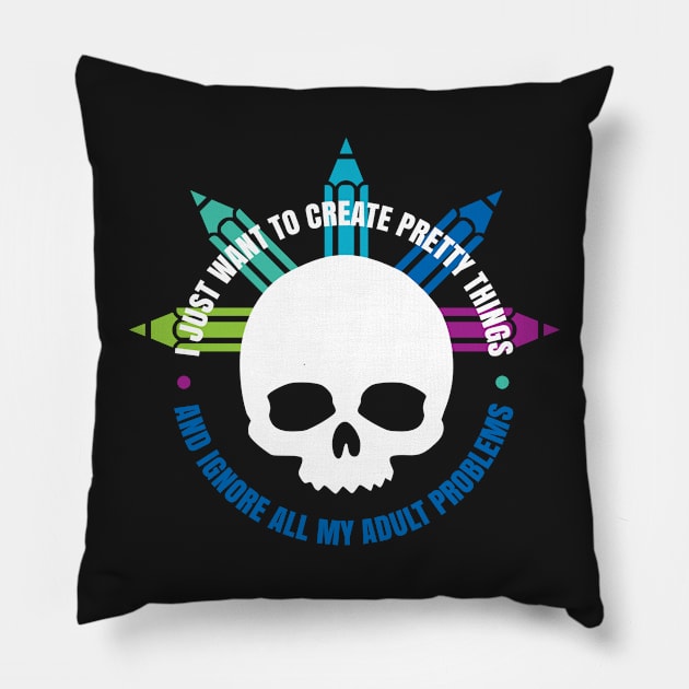 Pretty Things Pillow by Teamtsunami6